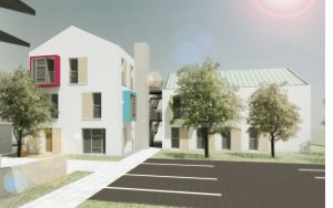 una casa famiglia per aiutare le mamme e i bambini di difficoltà, Casa di accoglienza dell'associazione Archè, interior design, colori, ristrutturazione ristrutturare