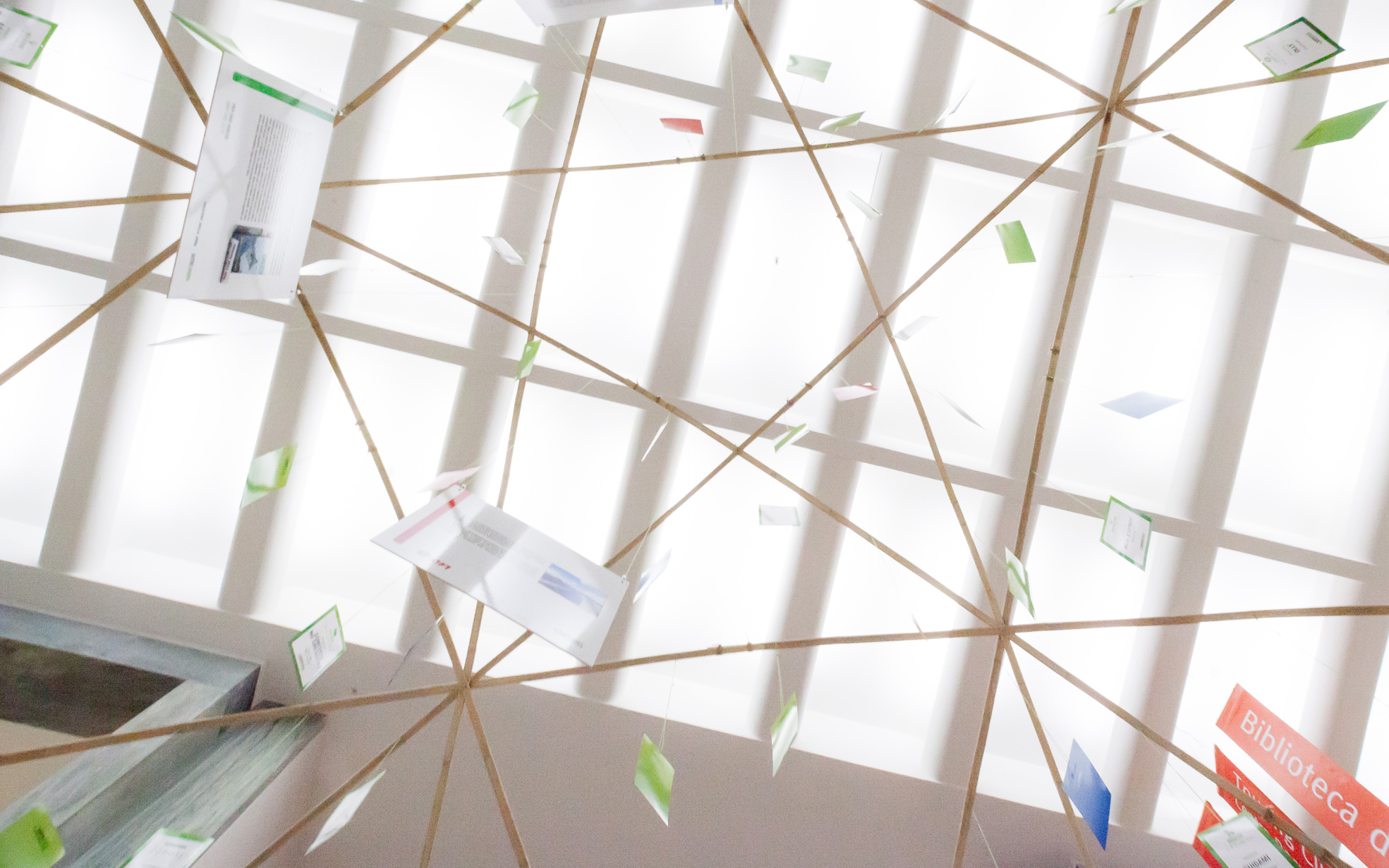 Un’installazione per ringraziare tutti i partecipanti alla premiazione dei “Sette Green Awards” (premio per le eccellenze in campo ambientale) a Milano presso la Triennale. Ambiente, green green economy, allestimento, interior design, bamboo, bambù, filippa lagerback, rcs, Corriere della sera, sette, Rizzoli Mediagroup, Bambuseto