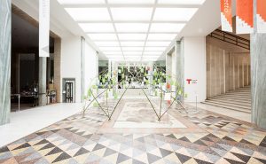 Un’installazione per ringraziare tutti i partecipanti alla premiazione dei “Sette Green Awards” (premio per le eccellenze in campo ambientale) a Milano presso la Triennale. Ambiente, green green economy, allestimento, interior design, bamboo, bambù, filippa lagerback, rcs, Corriere della sera, sette, Rizzoli Mediagroup, Bambuseto