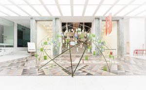 Un’installazione per ringraziare tutti i partecipanti alla premiazione dei “Sette Green Awards” (premio per le eccellenze in campo ambientale) a Milano presso la Triennale. Ambiente, green green economy, allestimento, interior design, bamboo, bambù, filippa lagerback, rcs, Corriere della sera, sette, Rizzoli Mediagroup, Bambuseto