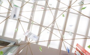 Un’installazione per ringraziare tutti i partecipanti alla premiazione dei “Sette Green Awards” (premio per le eccellenze in campo ambientale) a Milano presso la Triennale. Ambiente, green green economy, allestimento, interior design, bamboo, bambù, filippa lagerback, rcs, Corriere della sera, sette, Rizzoli Mediagroup, Bambuseto