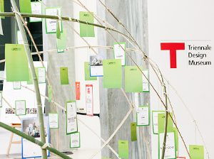 Un’installazione per ringraziare tutti i partecipanti alla premiazione dei “Sette Green Awards” (premio per le eccellenze in campo ambientale) a Milano presso la Triennale. Ambiente, green green economy, allestimento, interior design, bamboo, bambù, filippa lagerback, rcs, Corriere della sera, sette, Rizzoli Mediagroup, Bambuseto