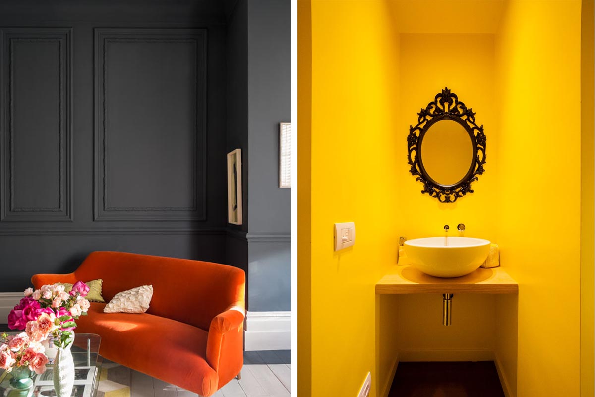 Suggestioni dal sito farraw&ball- e Casa Balena Blu progetto 23bassi