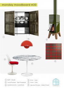 tartan e marmo in cucina - idee arredo