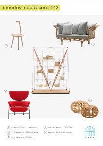interior design progettato da Franco Albini