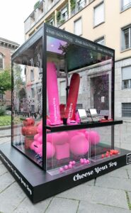 L’istallazione di Diego Dalla Palma in Piazzetta Brera