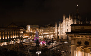 Albero di Natale piazza duomo a Milano 2022 di Veralab