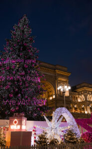 Albero di Natale piazza duomo a Milano 2022 di Veralab