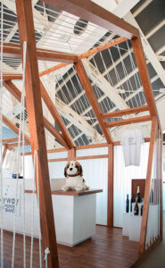 Skyway temporary shop Pavillon