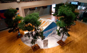 Skyway temporary shop