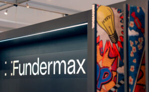 Stand Fundermax Sicam Pordenone 2023