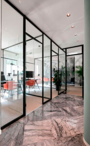 Ristrutturazione uffici Leaf a Milano progetto 23bassi