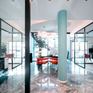 Ristrutturazione uffici Leaf a Milano progetto 23bassi