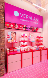 Il nuovo store di Veralab in via Cola di Rienzo a Roma