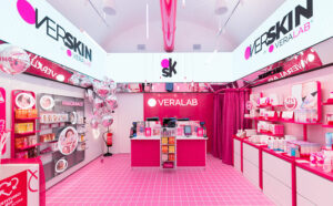 Veralab store Bari design negozio beauty