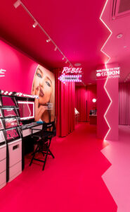 temporary store beauty Veralab e Overskin Milano Beauty Week 2025