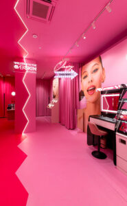 temporary store beauty Veralab e Overskin Milano Beauty Week 2025
