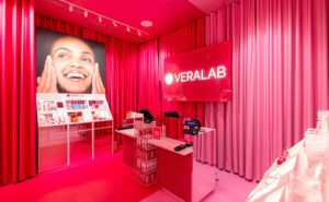 temporary store beauty Veralab e Overskin Milano Beauty Week 2025