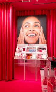 temporary store beauty Veralab e Overskin Milano Beauty Week 2025