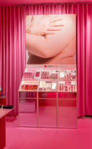 temporary store beauty Veralab e Overskin Milano Beauty Week 2025