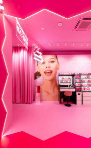 temporary store beauty Veralab e Overskin Milano Beauty Week 2025