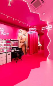 temporary store beauty Veralab e Overskin Milano Beauty Week 2025